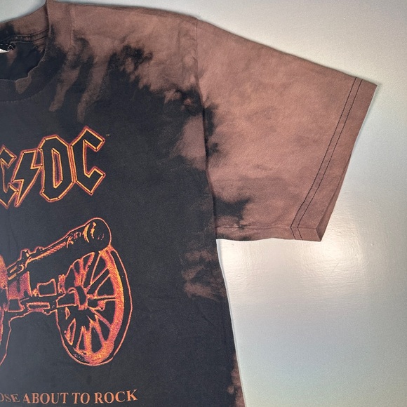 AC/DC Bleach Dye Band Tee - Picture 3 of 4